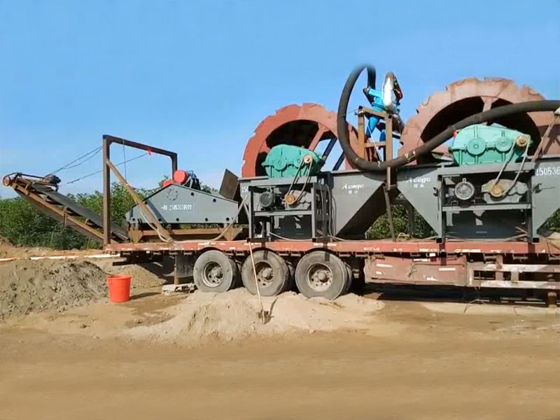 車(chē)載移動(dòng)式洗砂機(jī)